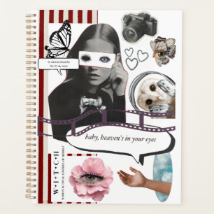 Retro Grunge Coquette Aesthetic Photo Collage