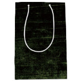 Retro Grunge Emo Green Texture Medium Cadeauzakje (Voorkant)