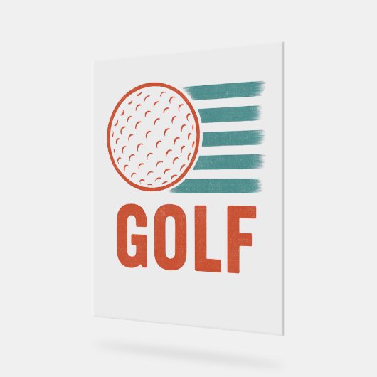 Retro Grunge Golf (Angle)