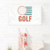 Retro Grunge Golf Spandoek (Insitu)