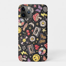 Retro Grunge Sunshine Bliss iPhone 11 Pro Hoesje