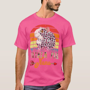 Retro Guinee Varkens Nana Flowers Leopard Guin T-shirt