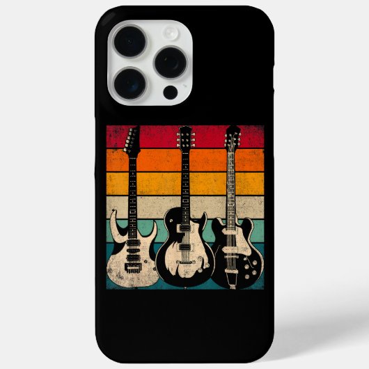 Retro Guitar Case-Mate iPhone Case (Achterkant)