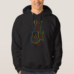 Retro Guitar Hoodie
