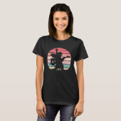 retro guitar kattenrok t-shirt (Voorkant volledig)