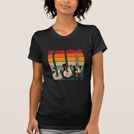 Retro Guitar T-shirt (Voorkant)