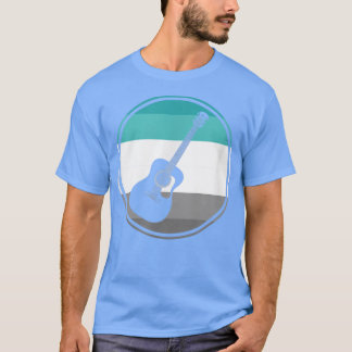 Retro Guitar voor Musicians Mannen Vrouwen Onderwi T-shirt