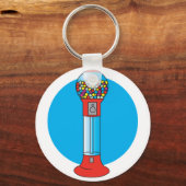 retro-gumballmachine sleutelhanger (Voorkant)