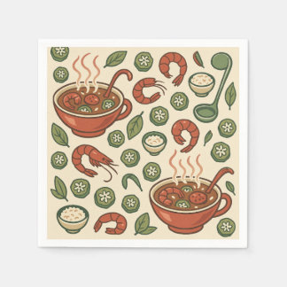 Retro Gumbo — Louisiana stijl voor de VS Servet
