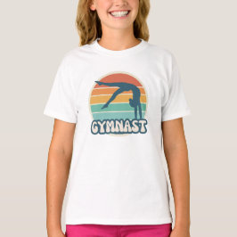 Retro Gymnast T-shirt |  gymnastiek Shirt