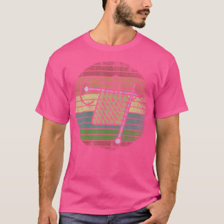 Retro Haakster Breister Garen Haakster Brei Breist T-shirt