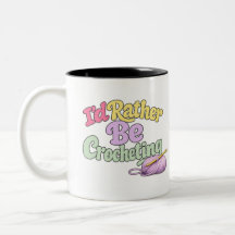 Retro Haakstijl Twee-Tons Koffiemok