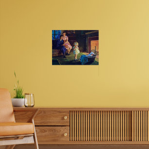 retro haard poster