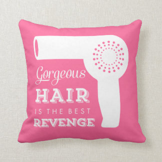 Retro Hairdroger Sierkussen