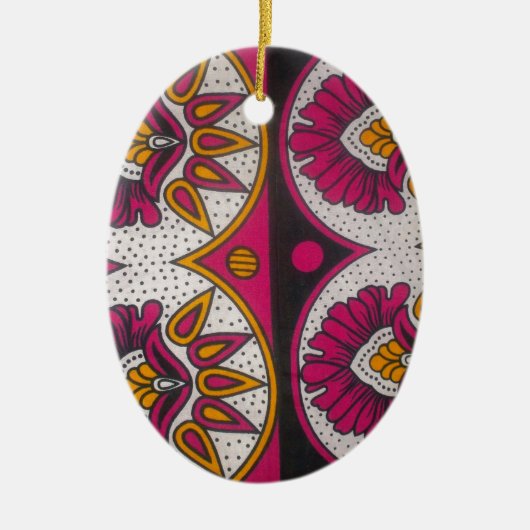 Retro Hakuna Matata Apparel Gift designer Merchand Keramisch Ornament (Voorkant)