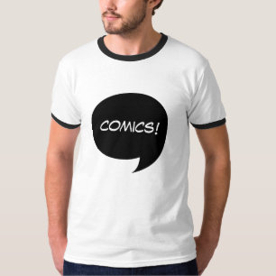 Retro Halftone Pop Art Spreekwolk T-shirt
