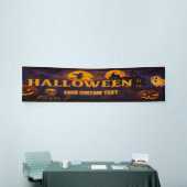 Retro Halloween Banner - Skulls & Ghosts spookacht (Beurs)