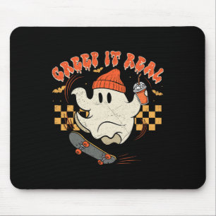 Retro Halloween Creep It Real Ghost Boy Herfst Sea Muismat