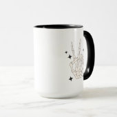 Rétro Halloween Creep it Real Skeleton Mug (Devant droit)