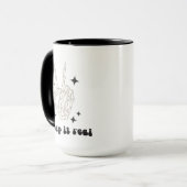 Rétro Halloween Creep it Real Skeleton Mug (Devant gauche)