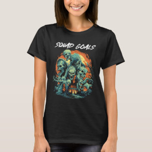 Retro Halloween Enge Monster Squad Doelen T-shirt