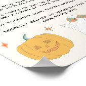 Retro Halloween Games Boo Buurman Spel Kaart Sign Poster (Hoek)