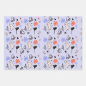 Retro Halloween  Gedekte Doodles Inpakpapier Vel (Voorkant 2)