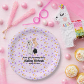 Retro Halloween Ghost Ons kleine Boo-Baby shower Papieren Bordje (Feest)