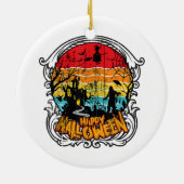 Retro  Halloween -  Halloween Keramisch Ornament (Achterkant)