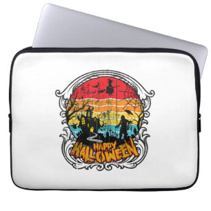 Retro Halloween - Halloween Laptop Sleeve
