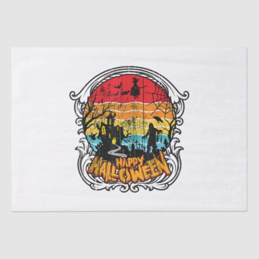 Retro  Halloween -  Halloween Tissuepapier (Voorkant)