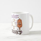 Retro Halloween Ice Cream Koffiemok (Voorkant rechts)