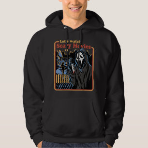 Retro Halloween Let's Watch Scary Horror Movies Gh Hoodie