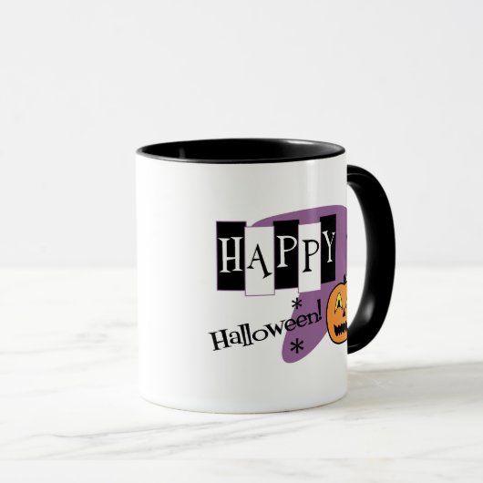 Retro Halloween Mok (Voorkant rechts)