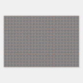 Retro  Halloween Pattern Spider Web Inpakpapier Vel (Voorkant 2)