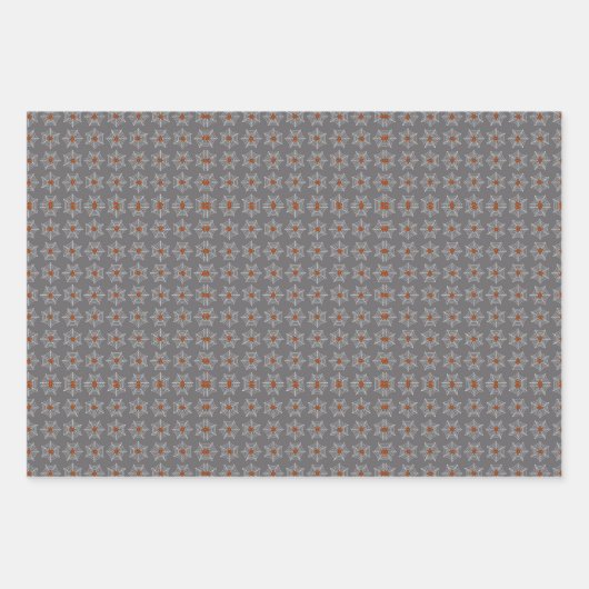 Retro  Halloween Pattern Spider Web Inpakpapier Vel (Voorkant 2)