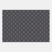 Retro  Halloween Pattern Sugar Skull Wrapp Inpakpapier Vel (Voorkant 3)