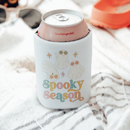 Retro Halloween Schattige Ghost Spooky Seizoen Blikjeskoeler