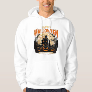 Retro Halloween Schedel Griezelenhuis T-shirt