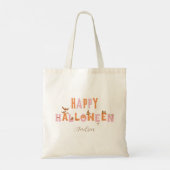 Retro Halloween Snoep Tote Bag (Achterkant)