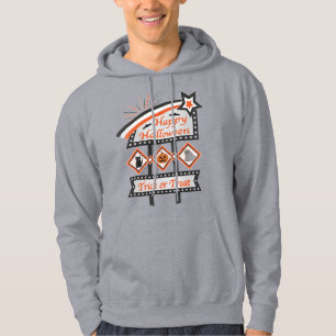 Retro Halloween Teken – Trick or treat Hoodie