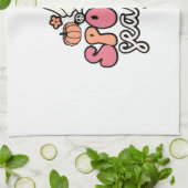 Retro Halloween Theedoek (Gevouwen)