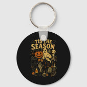 Retro Halloween Tis' The Season Sleutelhanger (Voorkant)