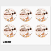 Retro Halloween Verjaardag Stickers (Vel)