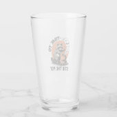 Retro Halloween Wild Tijd om de Pot te Roeren Glas (Achterkant)