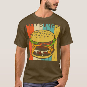  Retro Hamburger T-shirt