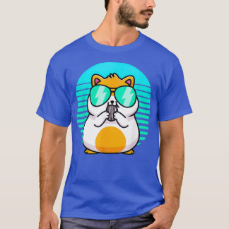 Retro Hamster Kawaii Shirt Hamster Pap Kinder mama
