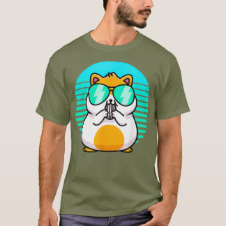 Retro Hamster Kawaii Shirt Hamster Pap Kinder mama