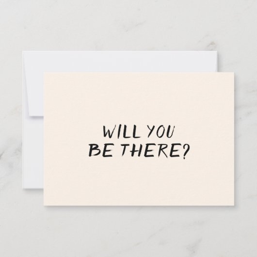 Retro Hand geschreven getrokken glazen eigenzinnig RSVP Kaartje (Achterkant)