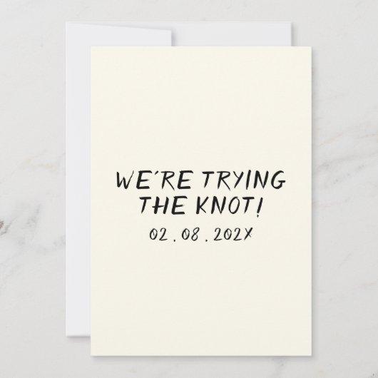 Retro Hand Geschreven Getrokken Taart Quirky Lijst Kaart (Achterkant)